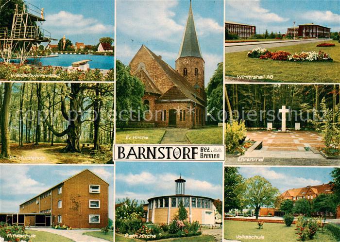 Barnstorf Diepholz Waldschwimmbad Ev Kirche Wintershall AG Ehrenmal Mittelschule