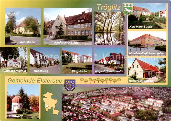 Troeglitz Weststrasse Kindertagesstaette Karl Marx Str Mittelstr Friedensplat Ro