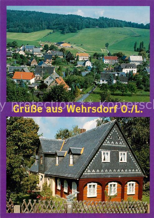 Wehrsdorf Sachsen Panorama Umgebindehaus