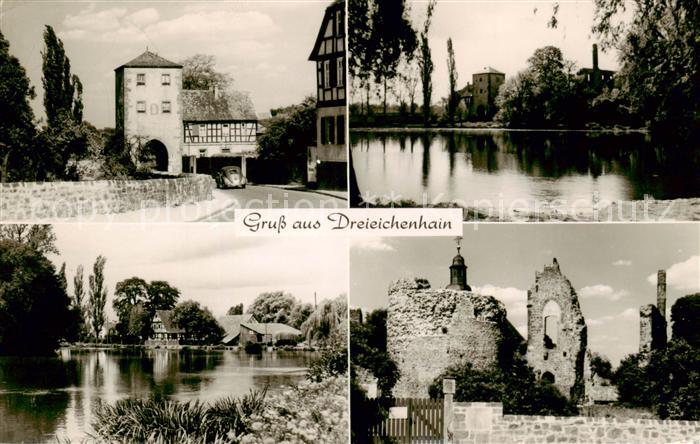 Dreieichenhain Burg Teich Ruine