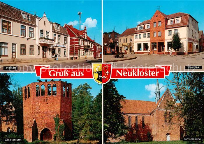 Neukloster Mecklenburg Ortsmitte Neumarkt Glockenturm Klosterkirche