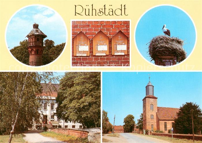 Ruehstaedt Storchentum Nest Schloss Kirche