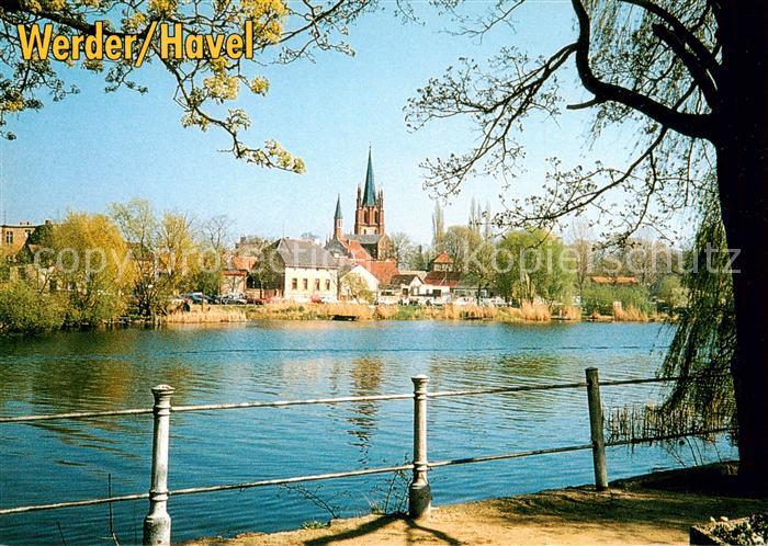 Werder Havel Panorama mit Kirche