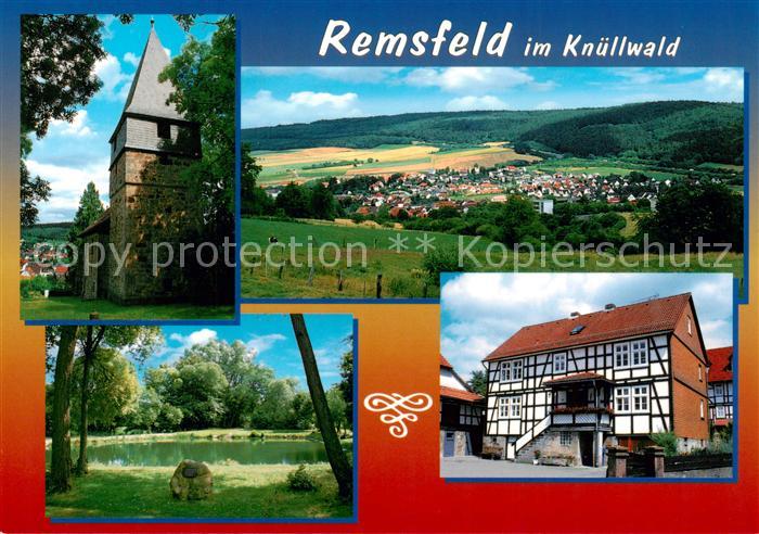 Remsfeld Panorama Turm Gondelteich Rathaus