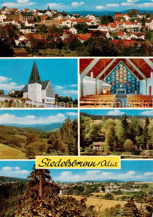 Siedelsbrunn Panorama Kirche Inneres Panorama