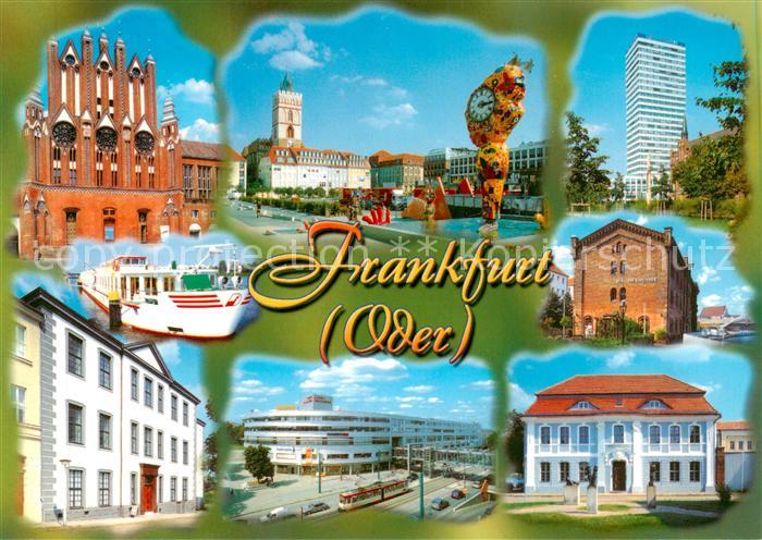 Frankfurt Oder Stadtansichten Zentrum Hochhaus Gebaeude