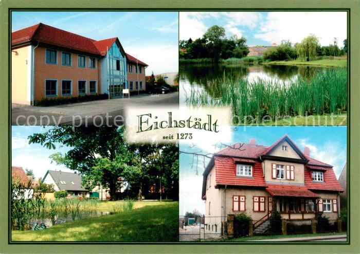 Eichstaedt Verwaltungsgebaeude Gemeinde Oberkramer Am Uppstallpfuhl Teich Wohnha