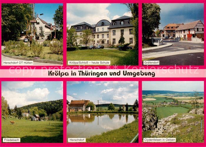 Kroelpa Poessneck und Umgebung Landschaftspanorama