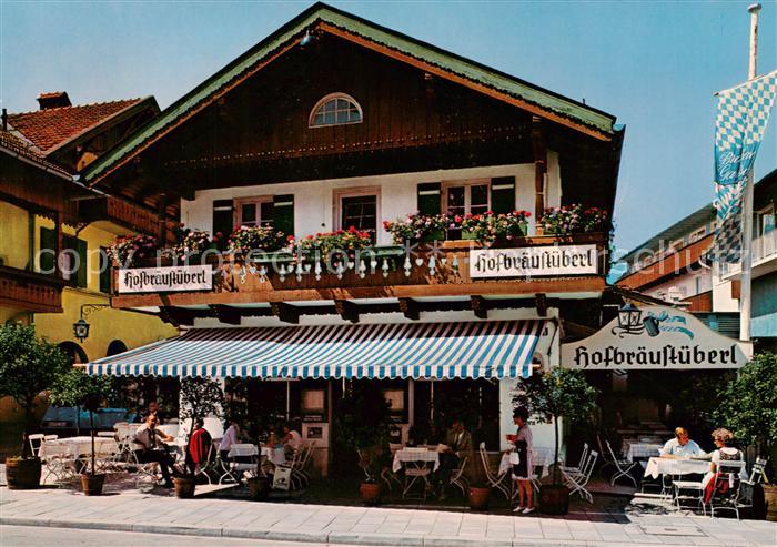 GARMISCH-PARTENKIRCHEN Bayern Hofbraeustueberl Gaststaette Restaurant