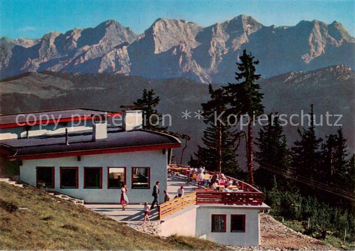 Reit im Winkl Bergstation Winklmoos-Sesselbahn mit Loferer Steinbergen