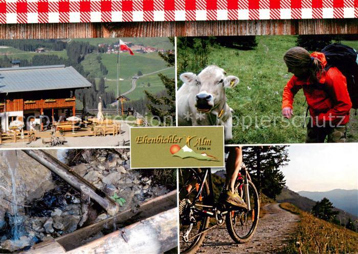 Reutte Tirol Ehenbichler Alm Almvieh Radtour Brunnen