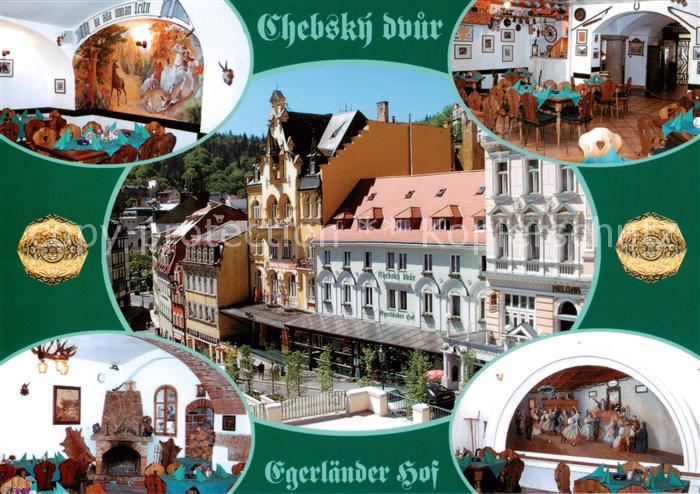 Karlovy Vary Karlsbad Egerlaender Hof Restaurant Wandgemaelde