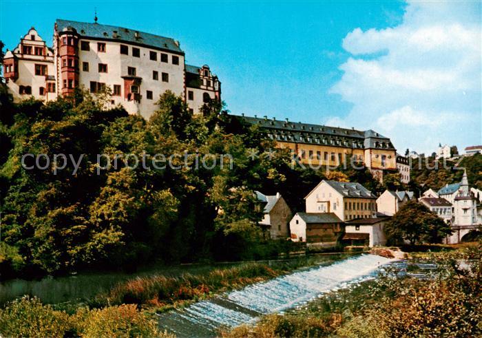 Weilburg Lahn Wehr Blick zum Schloss