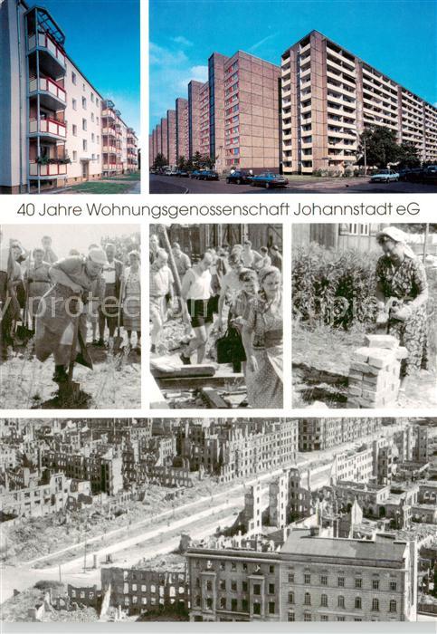 Johannstadt 40 Jahre Wohnungsgenossenschaft Wohnsiedlungen 1997 1974 1959 und 19