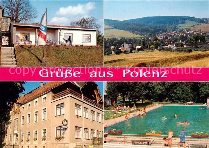 Polenz Neustadt Gasthaus Erbgericht Panorama Freibad