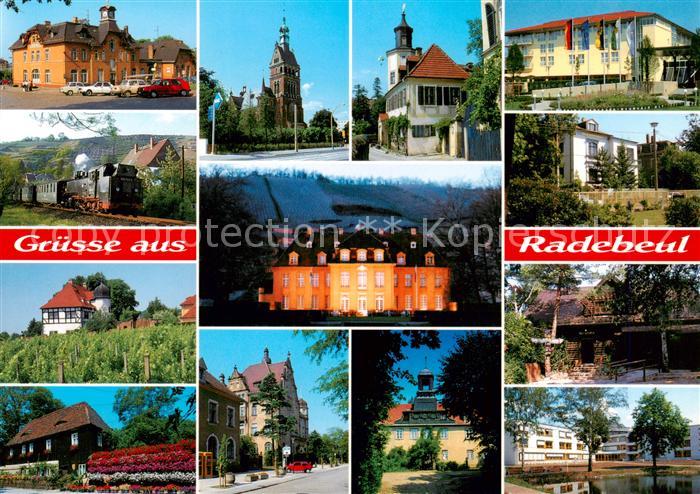 Radebeul Bahnhof Kleinbahn Winzerhaus Kirche Rathaus Turmhaus Hotel Karl May Mus