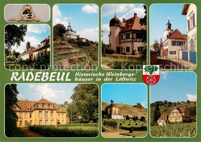 Radebeul Kursaechsiches Wappen Spitzhaus Museum Turmhaus Schloss Belvedere Jacob