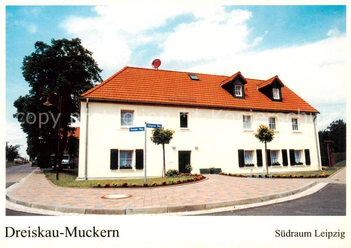 Dreiskau-Muckern Dorfansicht Mehrfamilienhaus