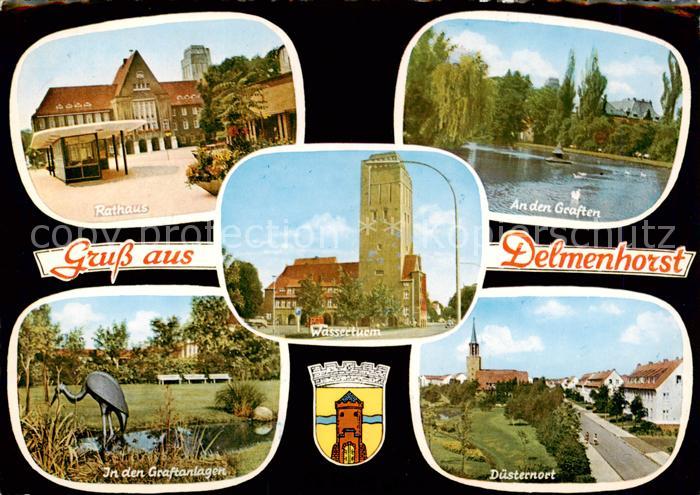 Delmenhorst Rathaus An den Graften Schwanenteich Wasserturm Graftanlagen Park Du
