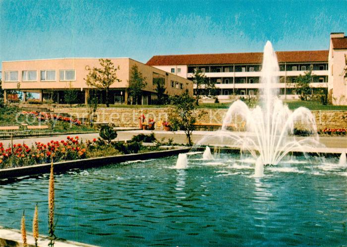 Schussenried Bad Parksanatorium Schussenried Fontaene