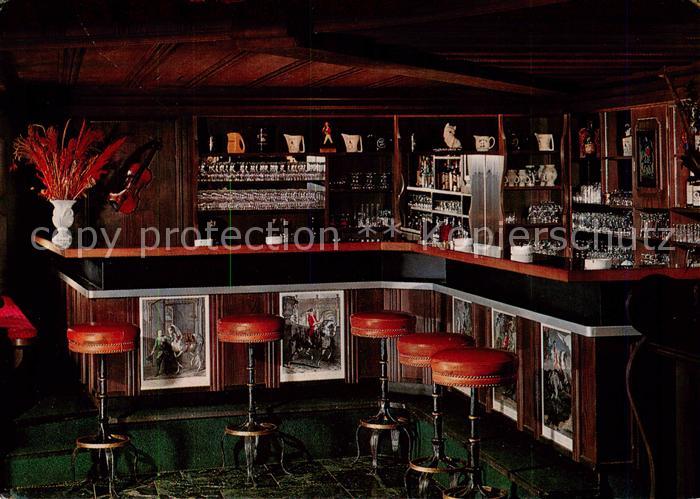 Mittenwald Bayern Bar im Restaurant des Hotel Wetterstein