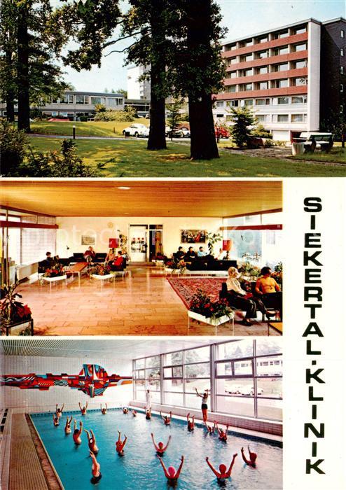 Bad Oeynhausen Siekertal Klinik Gastraum Hallenbad