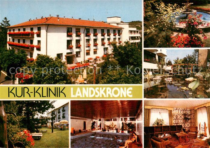 Bad Neuenahr-Ahrweiler Kurklinik Landskrone Park hallenbad Seerosenteich