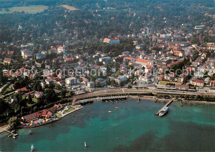 Starnberg Starnbergersee Fliegeraufnahme