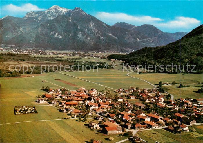 Rottau Chiemgau Fliegeraufnahme mit Hochgern