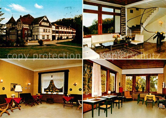 Bad Sachsa Harz Kronbergs Sanatorium Eulingswiese Teilansichten