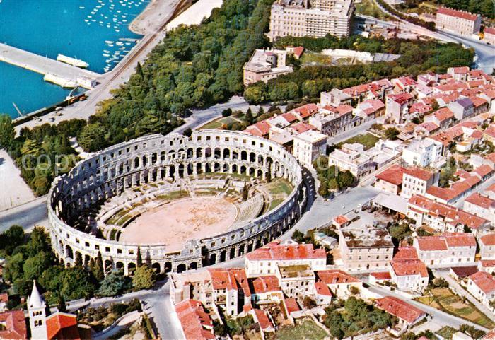 Pula Pola Croatia Fliegeraufnahme