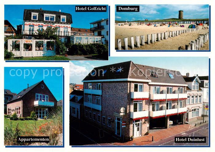 Domburg NL Hotel Golfzicht Domburg Strand Appartementen Hotel Duinlust