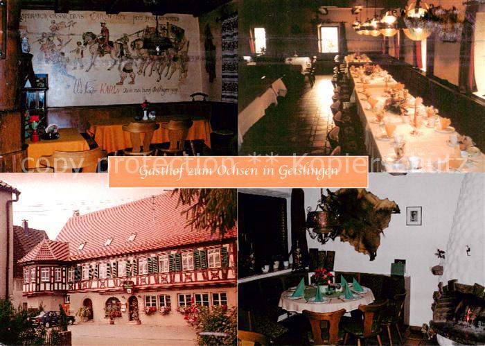 Geislingen Kocher Gasthof zum Ochsen Gastraeume