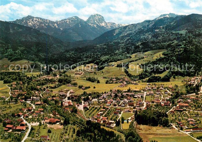 Bad Feilnbach Wendelstein Fliegeraufnahme mit Inntaler Alpen