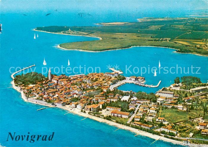 Novigrad Croatia Fliegeraufnahme