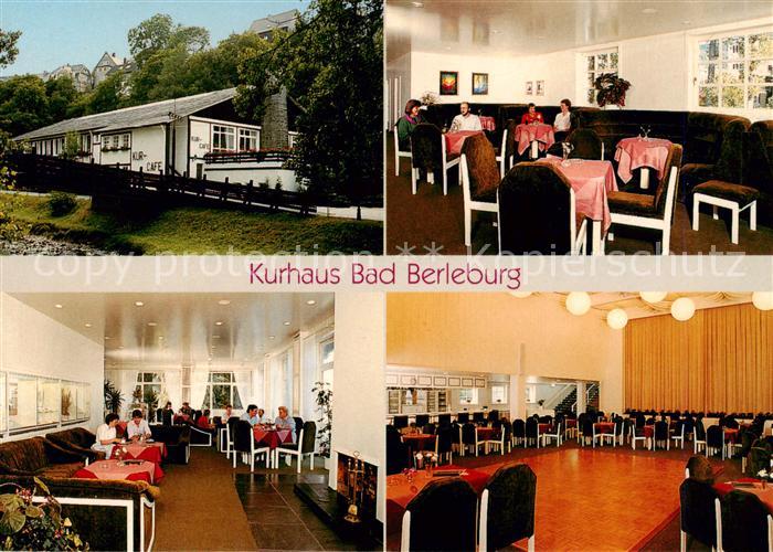 Bad Berleburg Kurhaus der Wittgensteiner Kuranstalt Gastraeume Veranstaltungssaa