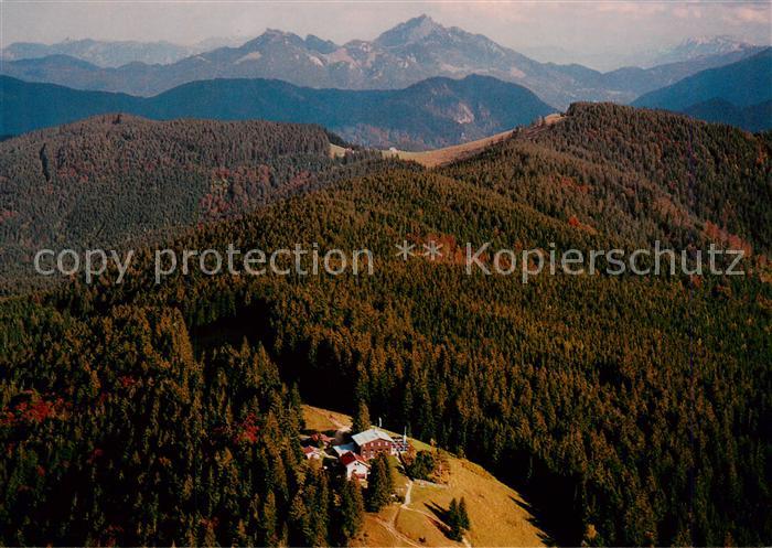 Tegernsee Bayern Berggasthaus Neureuth Fliegeraufnahme vom Grossglockner bis Ka
