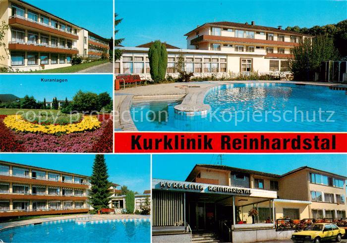 Bad Wildungen Reinhardshausen Kurklinik Reinhardstal Kuranlagen Freibad