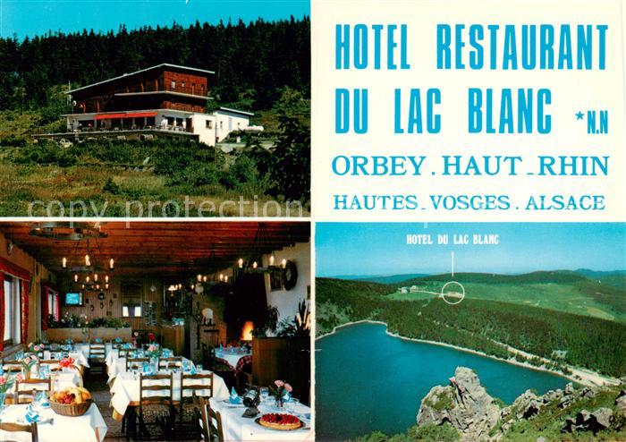 Orbey Haut Rhin Hotel Restaurant du Lac Blanc Vue aerienne