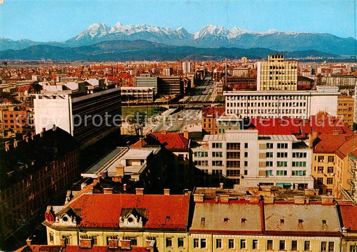 Ljubljana Laibach Slovenia Panorama