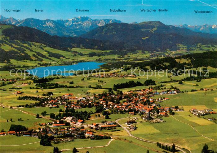 Oy Bad Mittelberg Oberallgaeu Bayern Fliegeraufnahme