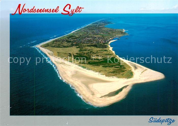 SYLT Insel Schleswig-Holstein Fliegeraufnahme
