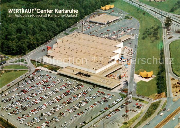 Durlach Wertkauf Center am Autobahn Kleeblatt Karlsruhe-Durlach