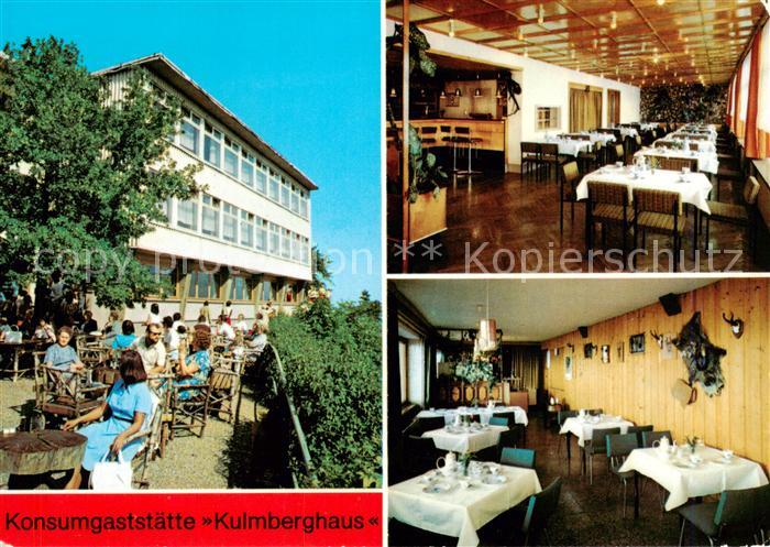 Saalfeld Saale Konsumgaststaette Kulmberghaus Gnomenbar Jaegerstube