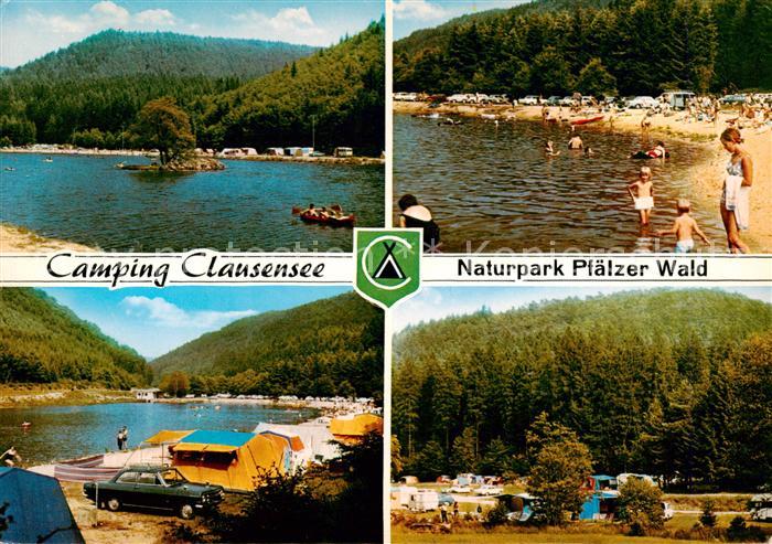 Waldfischbach-Burgalben Camping Clausensee Naturpark Pfaelzer Wald