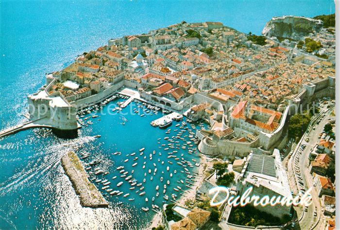 Dubrovnik Ragusa Croatia Fliegeraufnahme