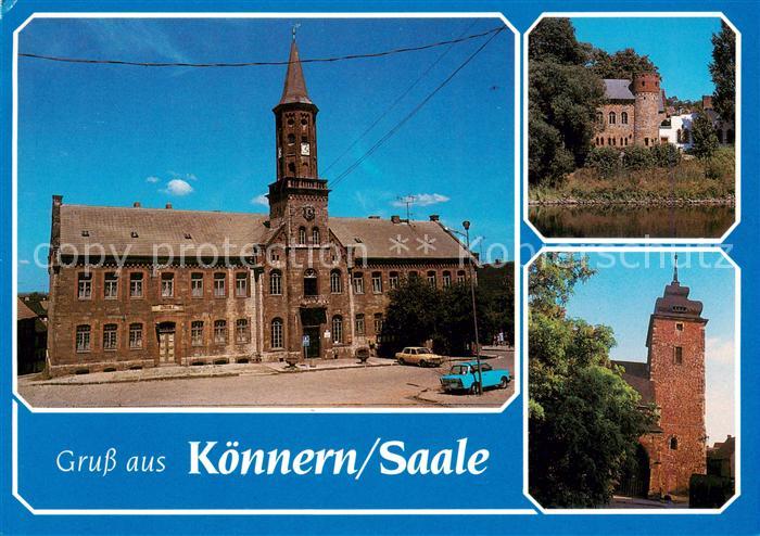 Koennern Saale Rathaus Georgsburg Kirche
