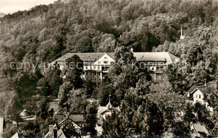 Bad Liebenstein Blick vom Kindersanatorium zum Kurhaus