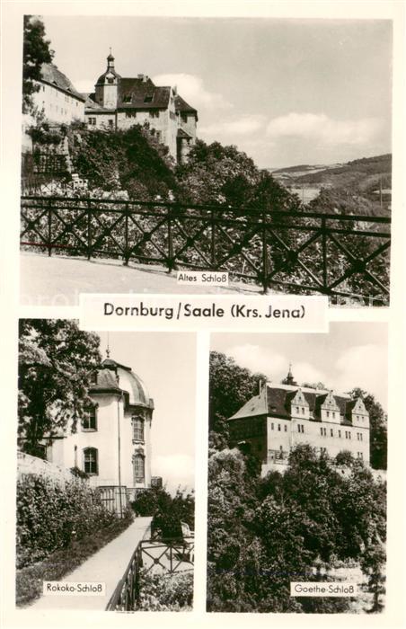 Dornburg Saale Altes Schloss Rokoko Schloss Goethe Schloss
