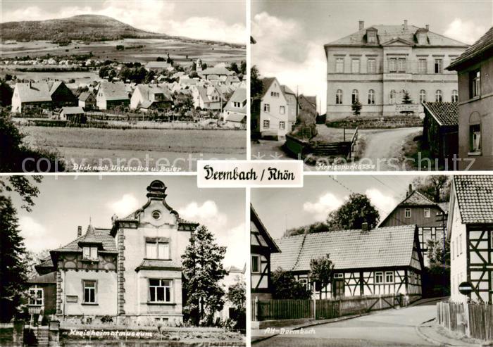 Dermbach Thueringen Rhoen Unteralba und Baier Kreissparkasse Kreisheimatmuseum A